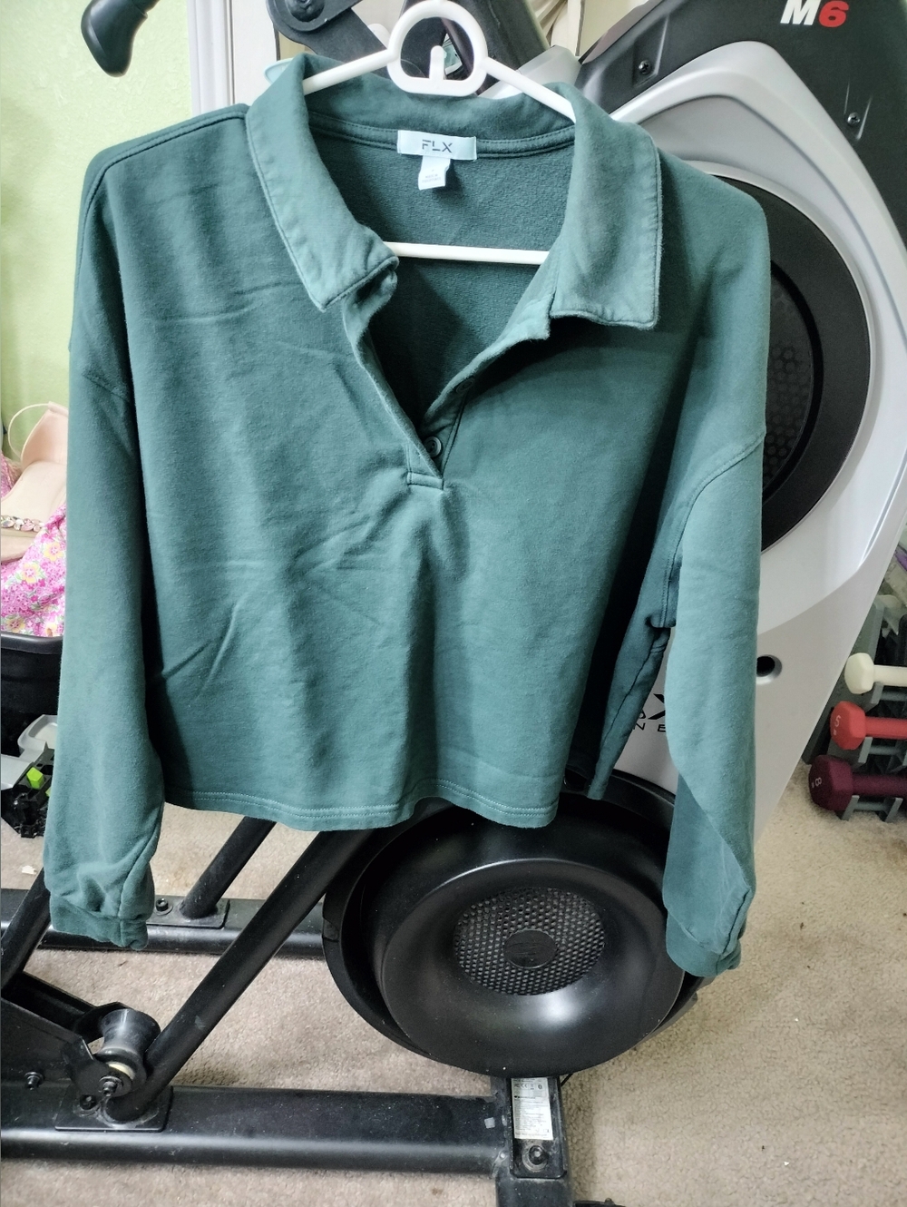 Flx Cropped Polo Sweater